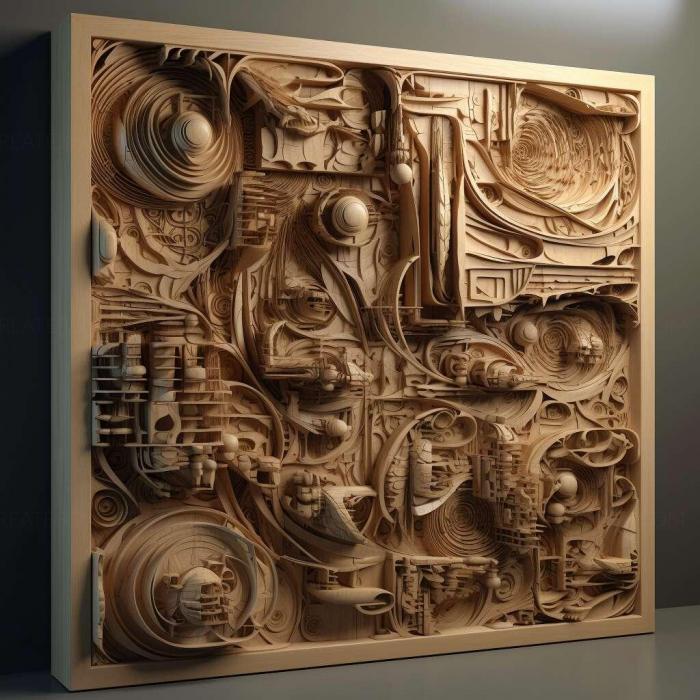 نموذج ثلاثي الأبعاد لآلة CNC 3D Art 